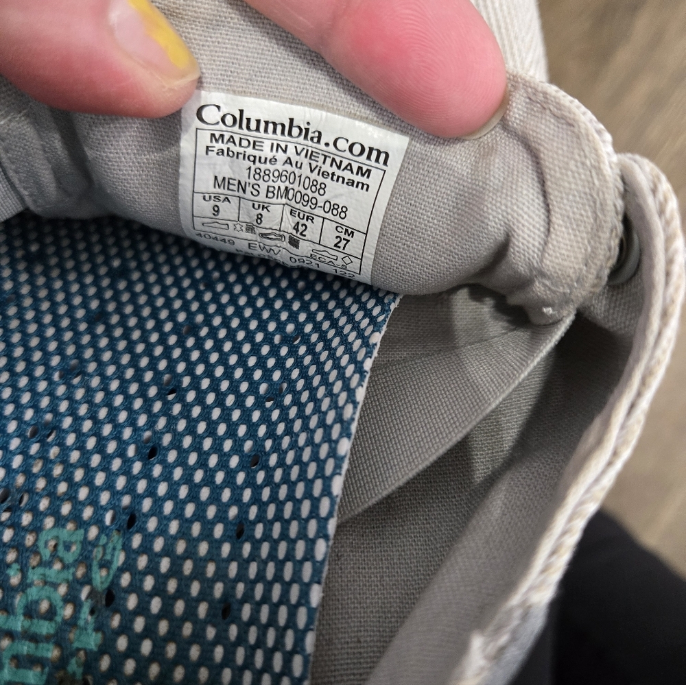 Columbia Gray and Teal Shoes - Picture 5 of 5